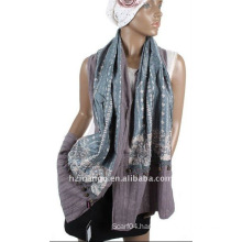 2011 latest fashion 100% cotton woman scarf